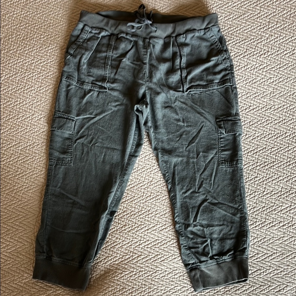 Casual Khaki Cargo Joggers